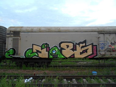 Graffiti Train - Photo by Caps_WCBS