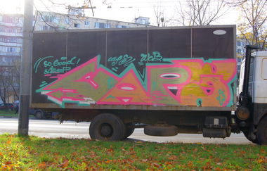 Graffiti Bombing - Photo by Caps_WCBS