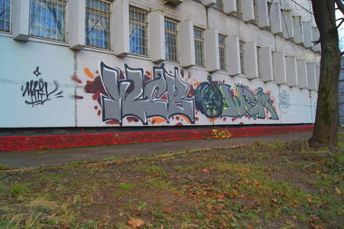 Graffiti Bombing - Photo by Caps_WCBS