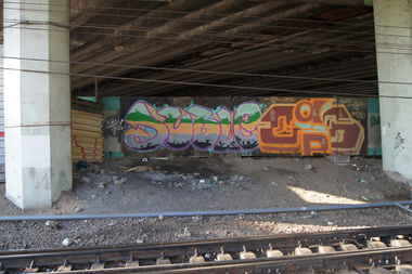 Graffiti Bombing - Photo by Caps_WCBS