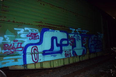 Graffiti Train - Photo by Caps_WCBS