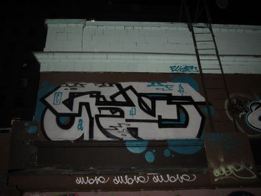 Graffiti Bombing - Photo by Caps_WCBS