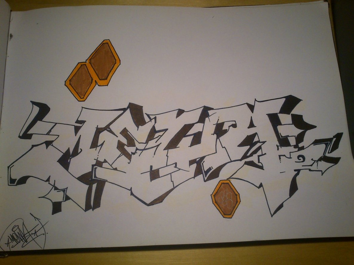Graffiti Sketch - Photo by Capse