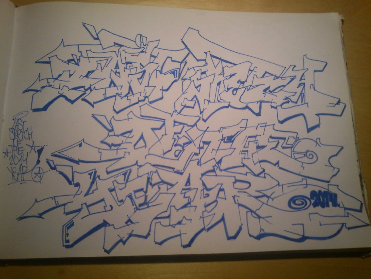 Graffiti Sketch - Photo by Capse (2014)