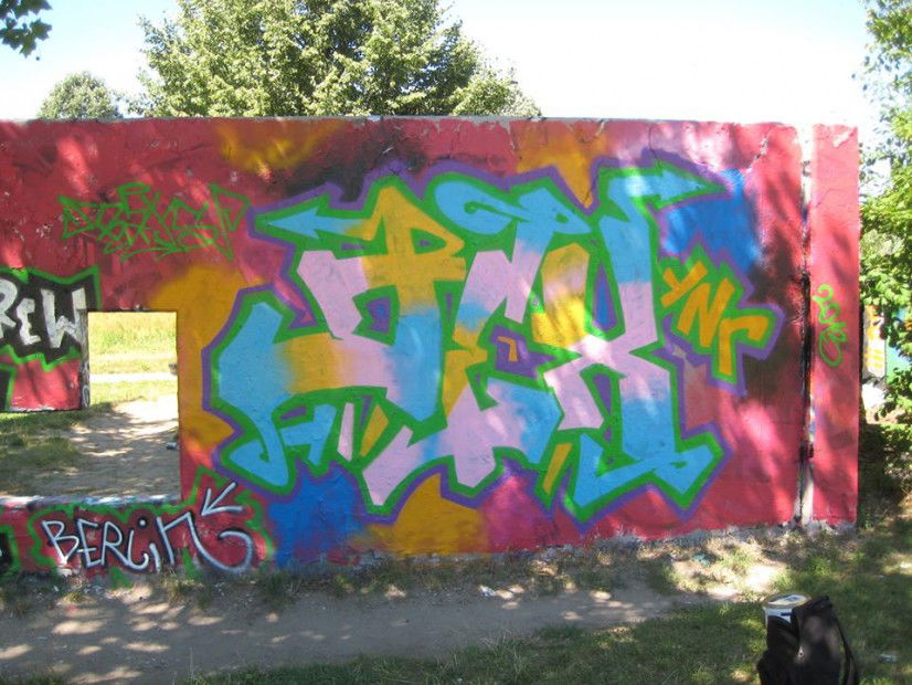 Graffiti Wall in Berlin - Photo by CaptainJeks - YNR, Jeks, Jekz (2013)