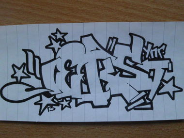 Graffiti Sketch - Photo by CaptainJeks - Jeks, YNR (2013)