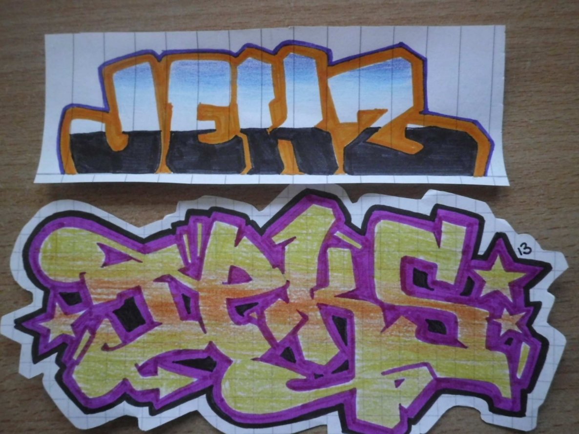 Graffiti Sketch - Photo by CaptainJeks - Jekz, Jeks, YNR (2013)