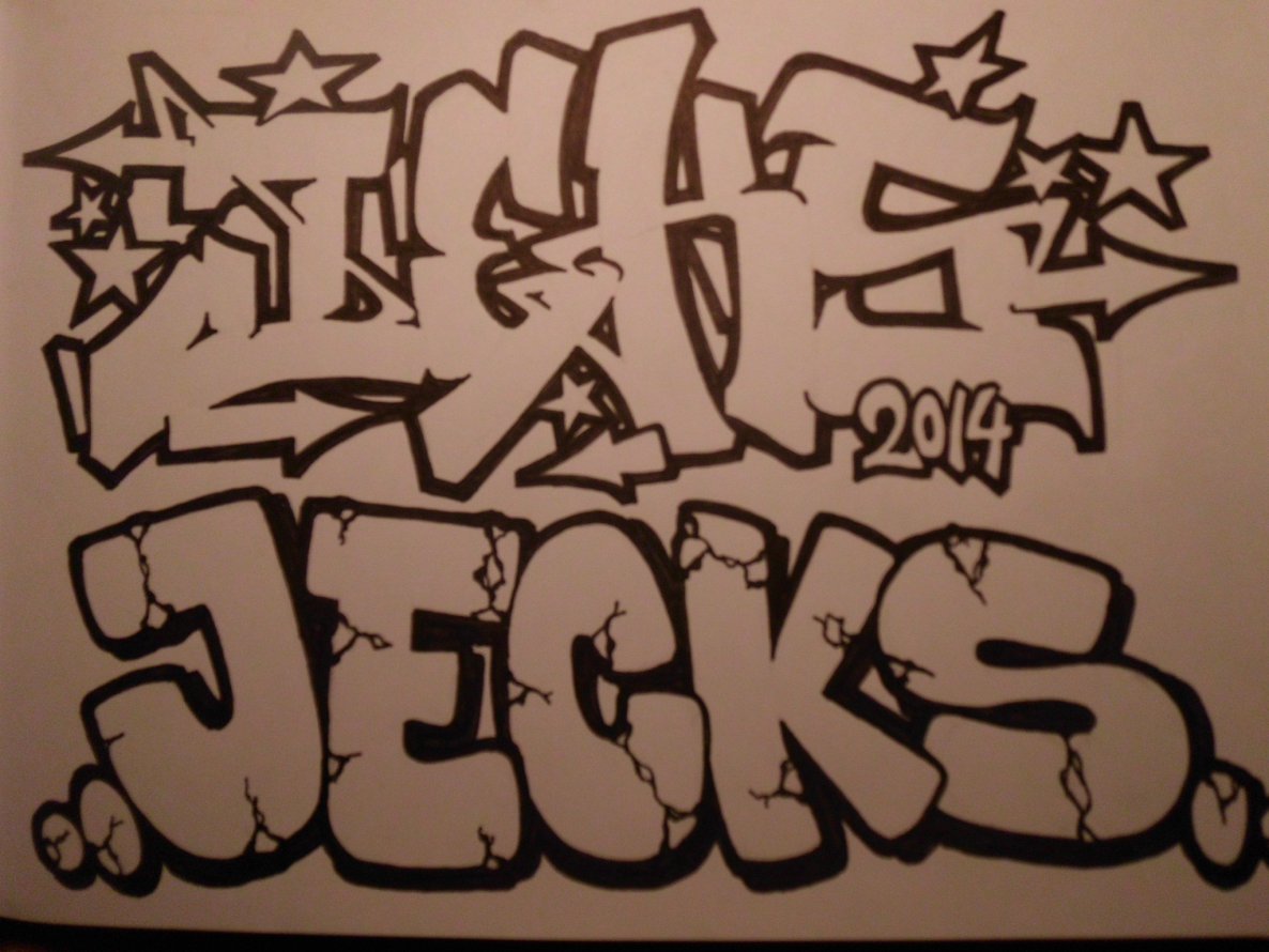 Graffiti Sketch - Photo by CaptainJeks - Jeks, Jecks, YNR (2014)