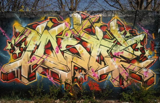 Graffiti Wall - Photo by CaptainJeks - Mistie, MRB (2014)