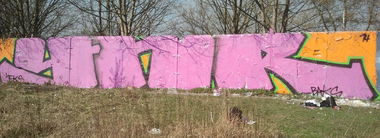 Graffiti Wall - Photo by CaptainJeks - YNR, Jeks, Baks (2014)