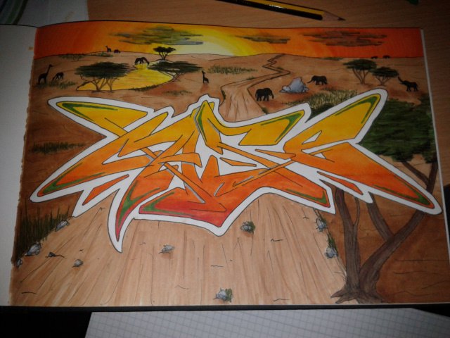 Graffiti Sketch - Photo by CaseFBM