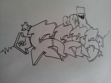 Graffiti Sketch - Photo by Cepsoner - Cepsone (2013)