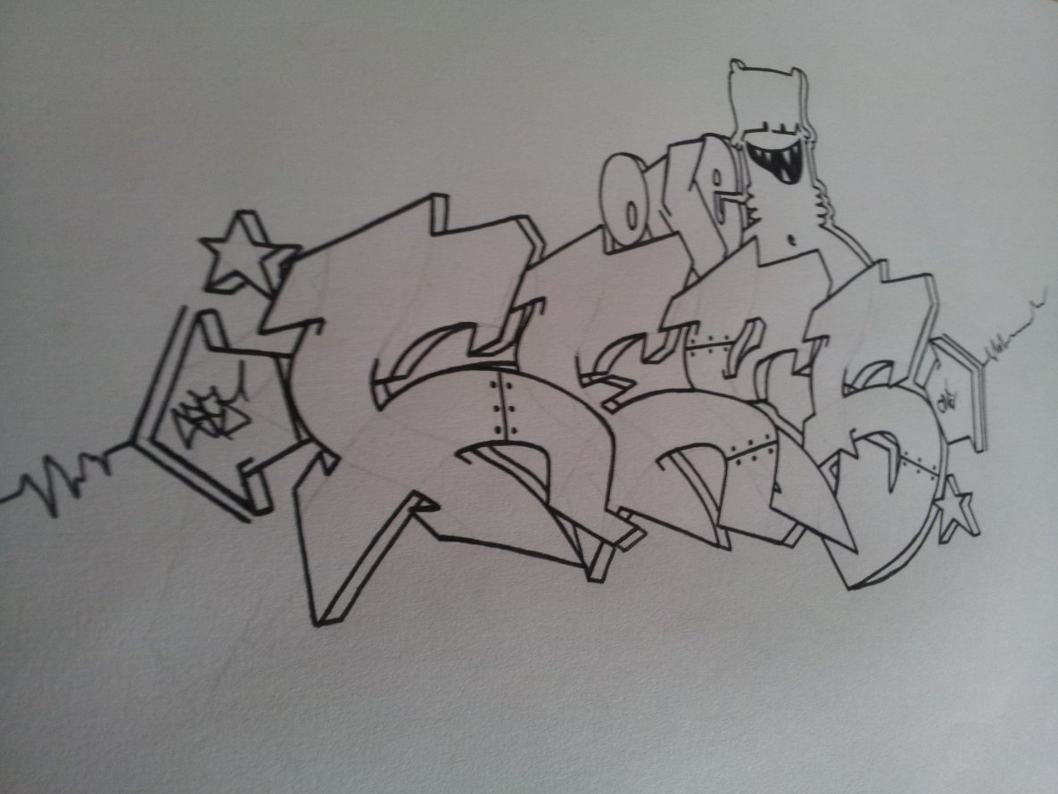 Graffiti Sketch - Photo by Cepsoner - Cepsone (2013)