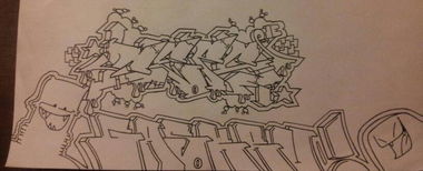 Graffiti Sketch - Photo by Cepsoner