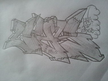 Graffiti Sketch - Photo by Cepsoner - GAS, Geil, auf (2013)