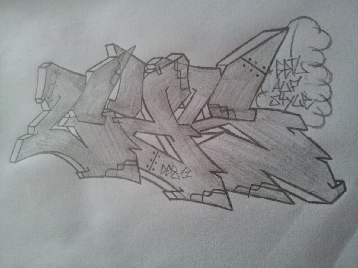 Graffiti Sketch - Photo by Cepsoner - GAS, Geil, auf (2013)