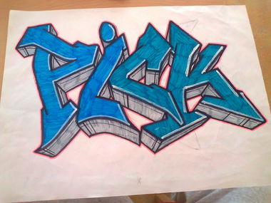 Graffiti Sketch - Photo by Cerz01