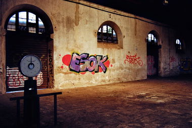 Graffiti Bombing - Photo by Chabonaut - analog