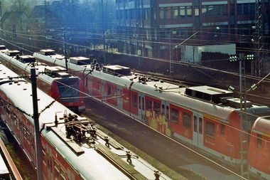 Graffiti Train - Photo by Chabonaut - eiler, tistik, stuttgart