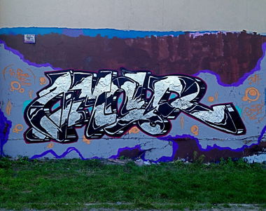 Graffiti Wall in Cottbus - Photo by CheefWiggum - Omar, Omare, SVL (2014)