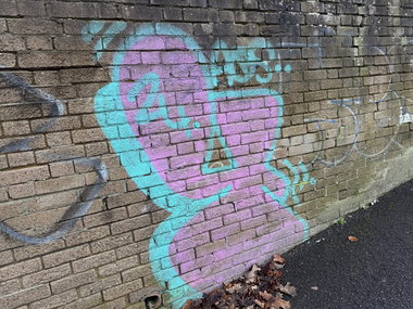 Graffiti Bombing in Rushmoor - Photo by Chels23 (2024)