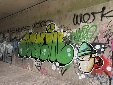 Graffiti Wall - Photo by Chels23 - Mins, Minz, Jamin (2024)