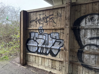 Graffiti Bombing in Ash aqueduct - Photo by Chels23 - Aldershotgraffiti (2024)