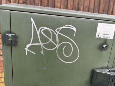 Graffiti Street Art in Rushmoor - Photo by Chels23 (2024)