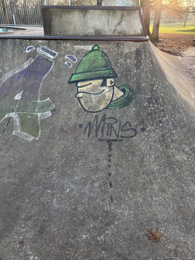 Graffiti Wall in Manor park aldershot - Photo by Chels23 - Mins, Aldershot (2024)