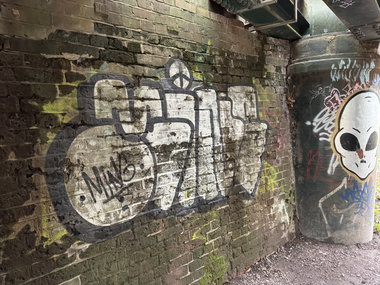 Graffiti Bombing in Ash aqueduct - Photo by Chels23 - Aldershotgraffiti (2024)