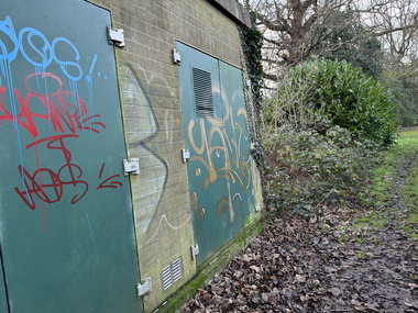 Graffiti Bombing in Rushmoor - Photo by Chels23 (2024)