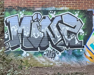 Graffiti Wall in Ash aqueduct - Photo by Chels23 (2024)