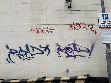 Graffiti Wall in Rushmoor - Photo by Chels23 - Aldershot, aldershotgraffiti (2024)
