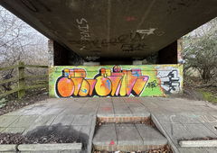 Graffiti Wall in United Kingdom - Photo by Chels23 - Mins, Minz (2024)