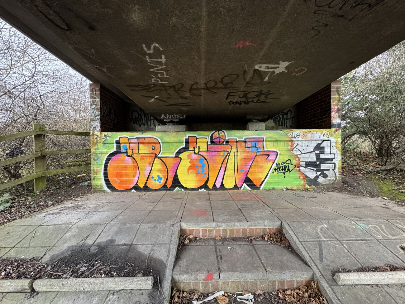 Graffiti Wall in United Kingdom - Photo by Chels23 - Mins, Minz (2024)