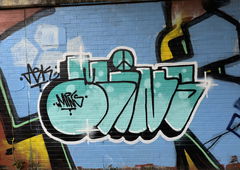 Graffiti Wall in United Kingdom - Photo by Chels23 - Mins, Minz, Aldershotgraffiti (2025)