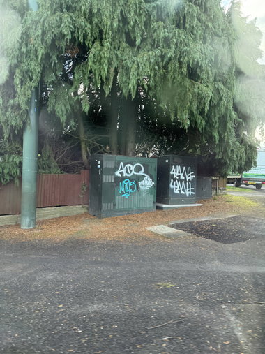 Graffiti Street Art in Aldershot - Photo by Chels23 - Mins, Aldershot (2024)