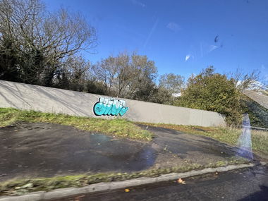 Graffiti Bombing - Photo by Chels23 - Aldershot, mins, Farnborough (2024)