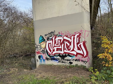 Graffiti Wall in Rushmoor - Photo by Chels23 - Aldershotgraffiti (2024)