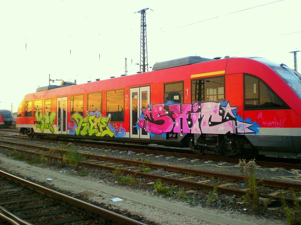 Graffiti Train in Leipzig - Photo by Chicadelic - Kery, Twie, Shic