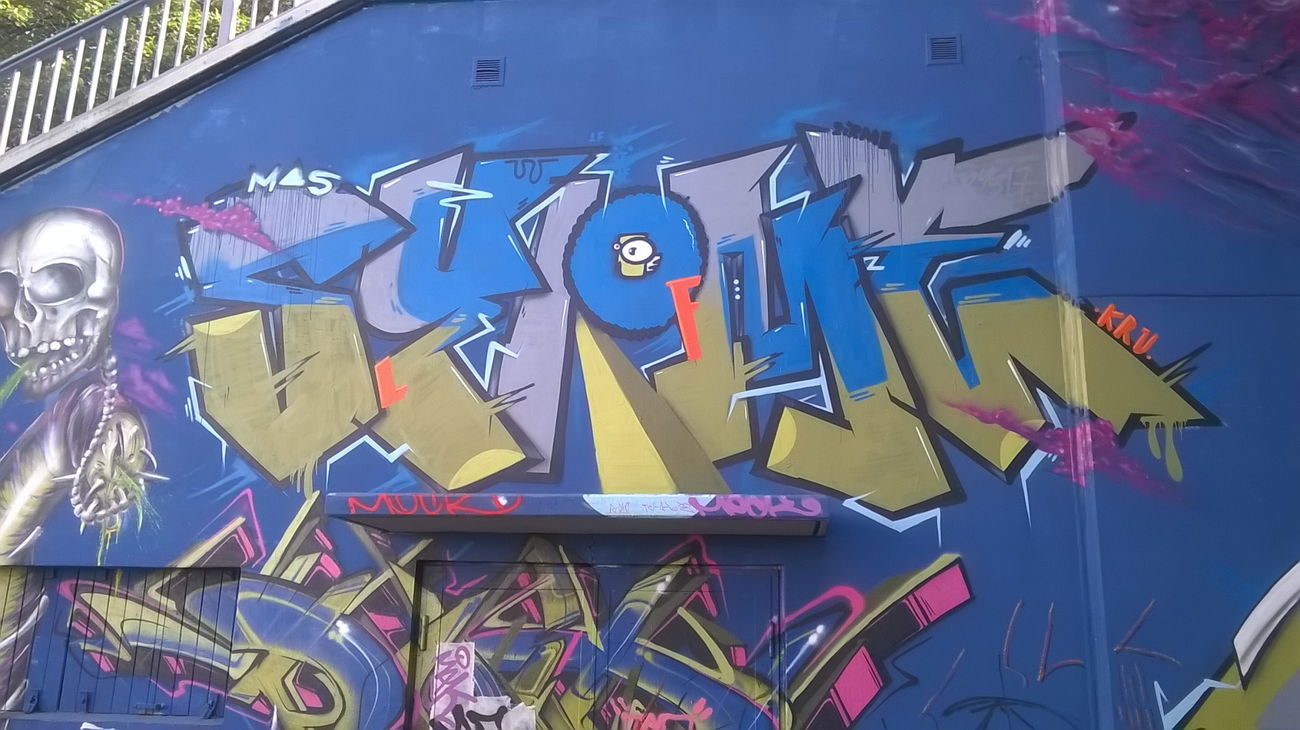 Graffiti Wall in Wiesbaden - Photo by Chintz - Meeting, of, Styles (2015)