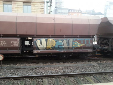 Graffiti Train in Mainz - Photo by Chintz - Mainz, Hbf, Frankfurt