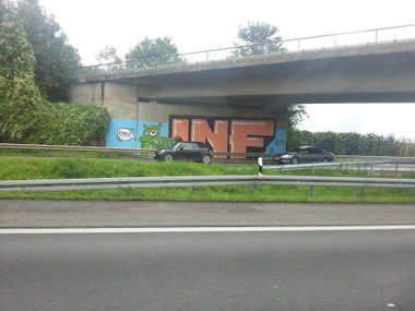 Graffiti Wall - Photo by Chintz - Graffiti, German, Highway (2013)