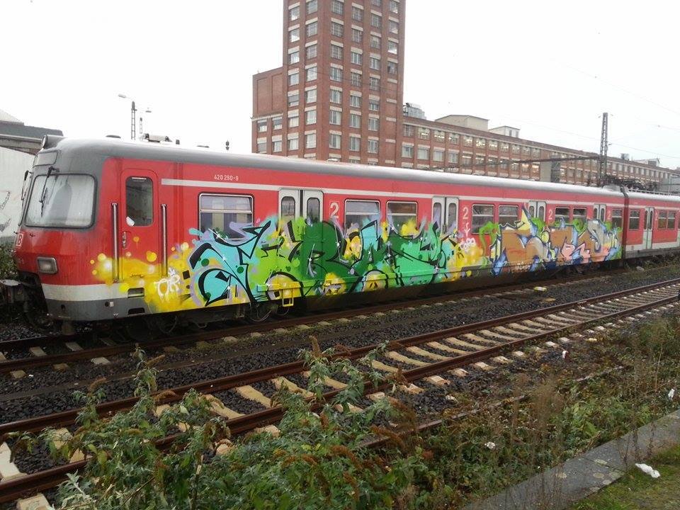 Graffiti Train in Frankfurt - Photo by Chintz - Frankfurt (2014)