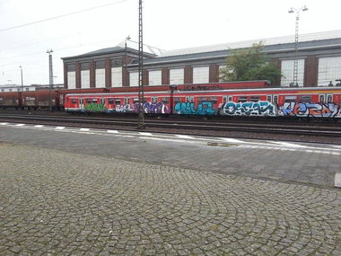Graffiti Train in Frankfurt - Photo by Chintz - Frankfurt (2014)
