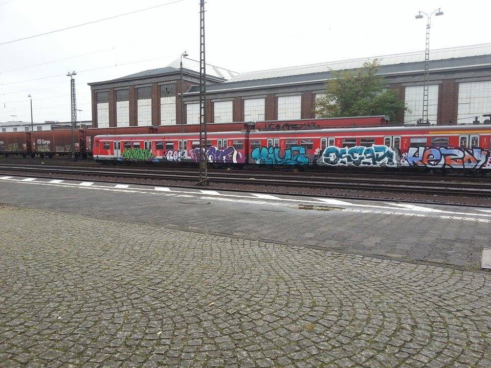 Graffiti Train in Frankfurt - Photo by Chintz - Frankfurt (2014)
