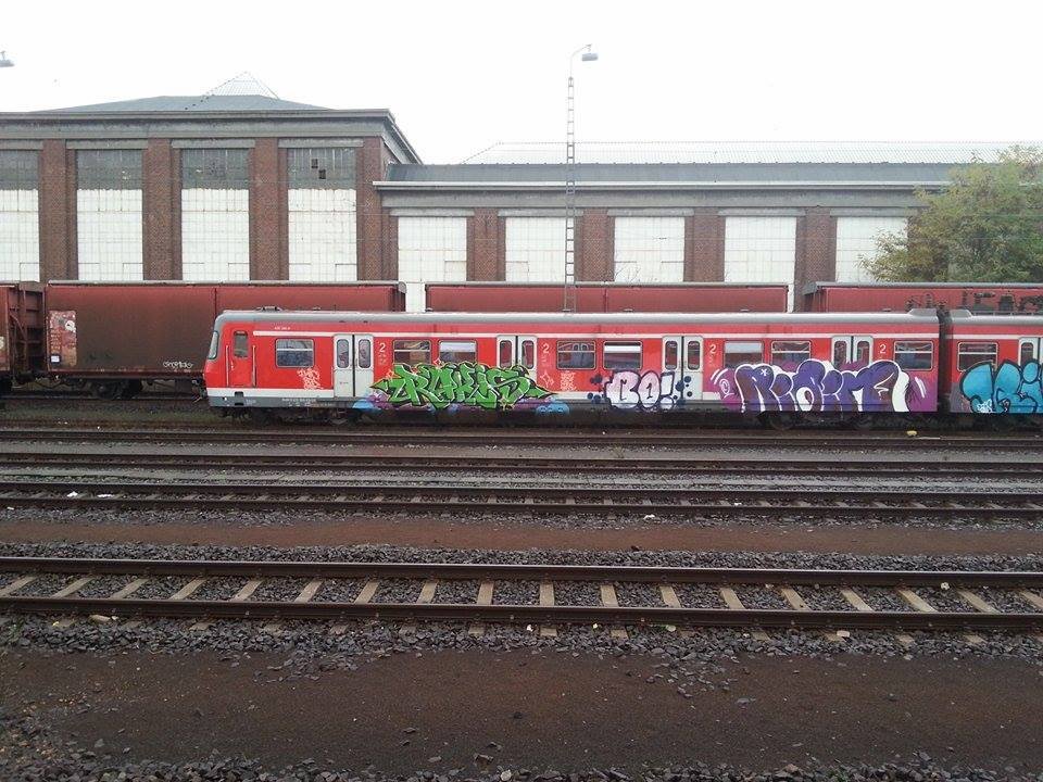 Graffiti Train in Frankfurt - Photo by Chintz - Frankfurt (2014)