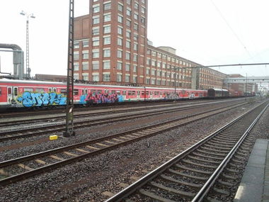 Graffiti Train in Frankfurt - Photo by Chintz - Frankfurt (2014)
