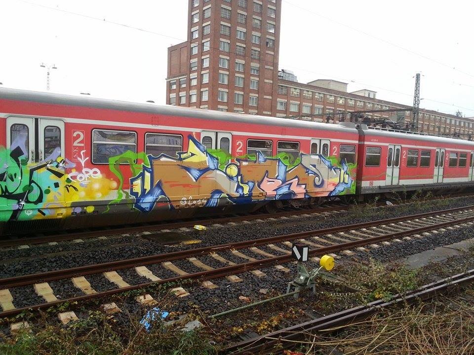 Graffiti Train in Frankfurt - Photo by Chintz - Frankfurt (2014)