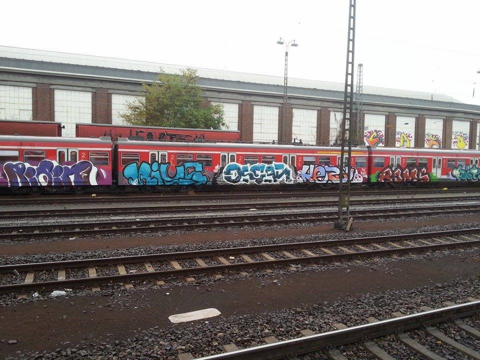 Graffiti Train in Frankfurt - Photo by Chintz - Frankfurt (2014)